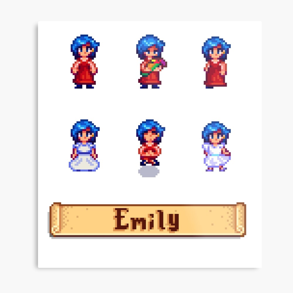 Stardew Valley Sprites - Emily