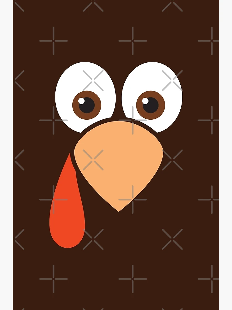 Cartoon Turkey Face Leggings for Sale by creativecurly