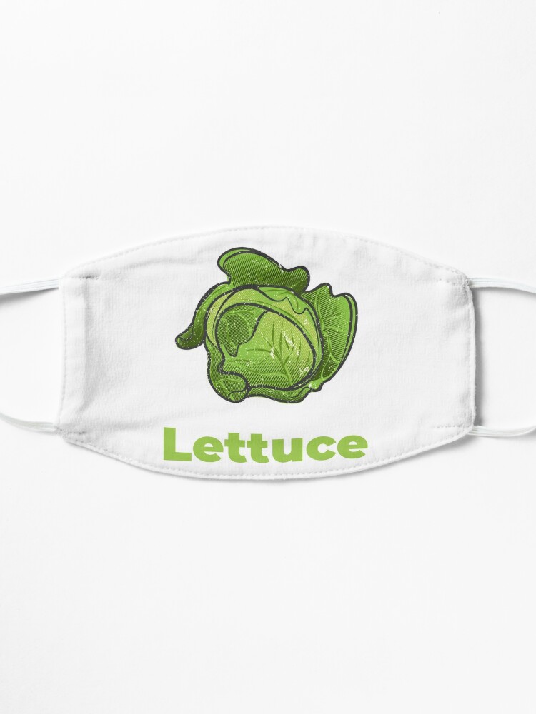 Alternate view of Lettuce Vegetable with Name Mask
