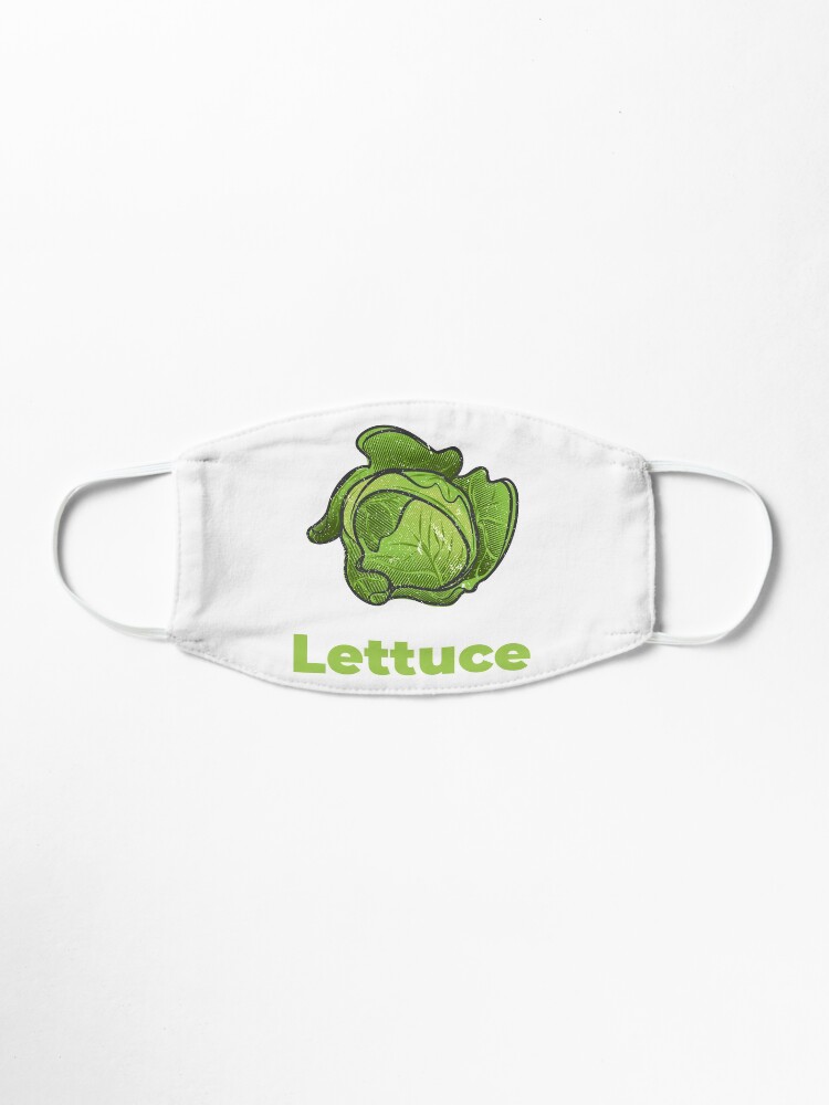 Alternate view of Lettuce Vegetable with Name Mask