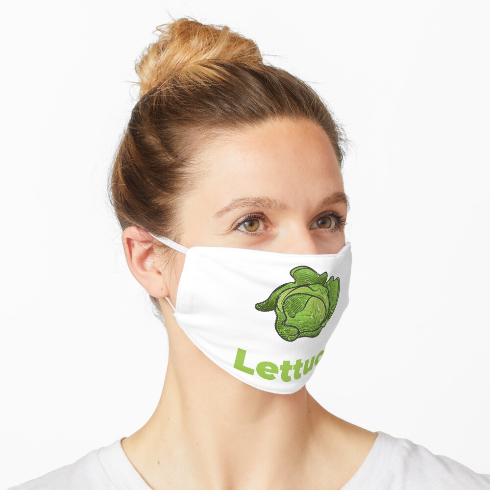 Lettuce Vegetable with Name Mask
