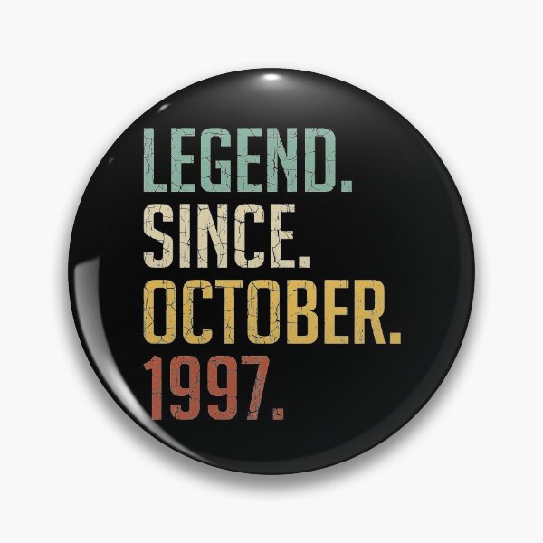 Item preview, Legend Since October 1997 23rd Birthday Gift 23 Years Old Vintage October 1997 designed and sold by Takatv.