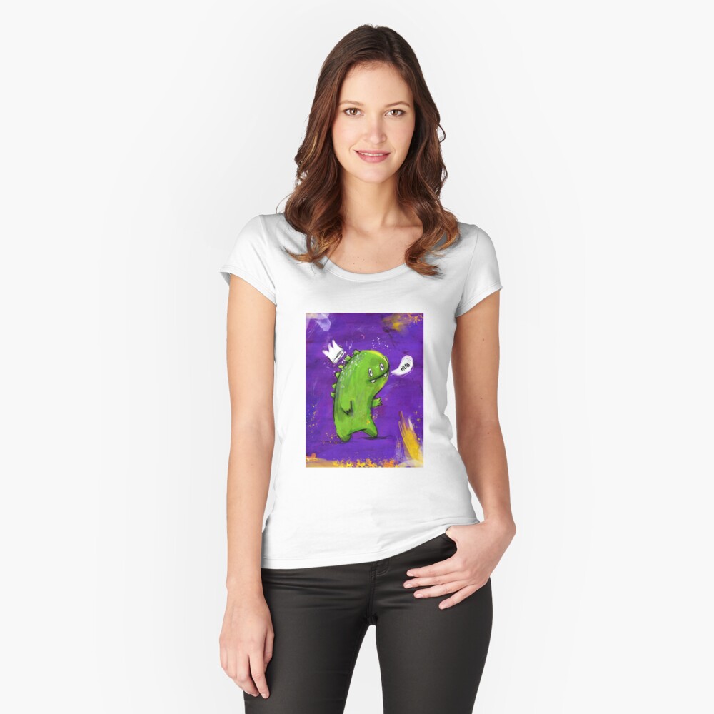 Item preview, Fitted Scoop T-Shirt designed and sold by hopeazul.