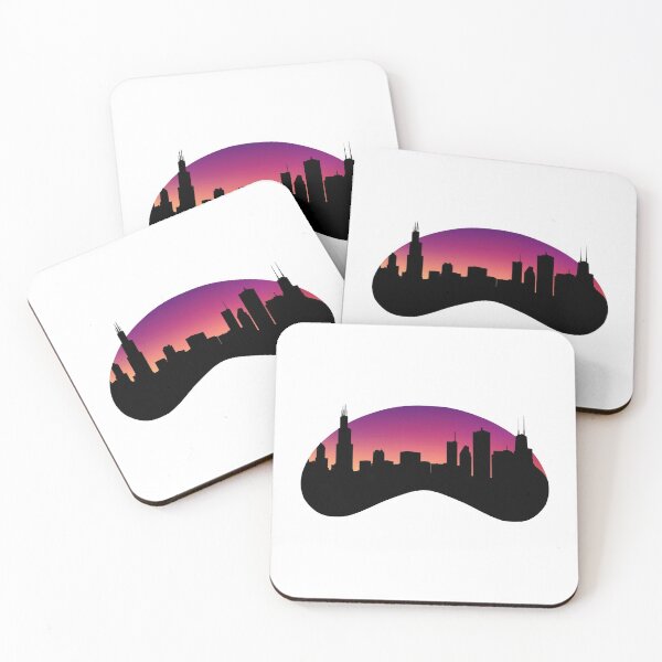 Item preview, Chicago Skyline Bean designed and sold by Shores-Store.