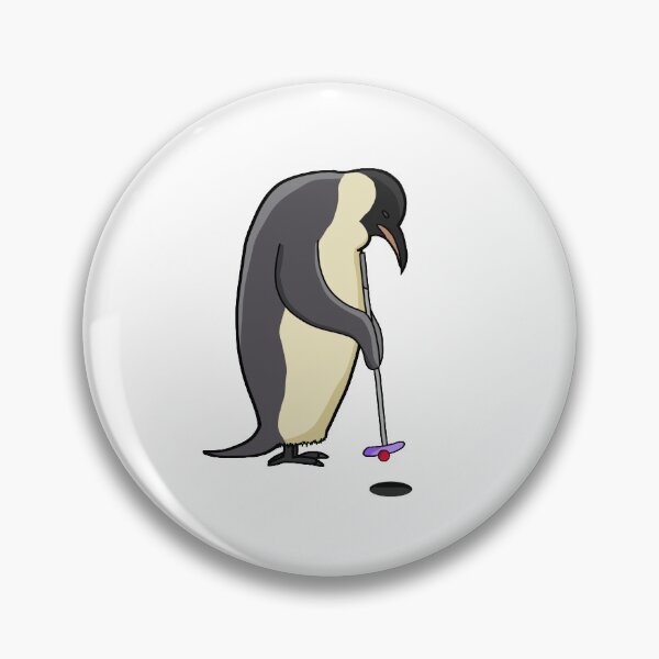 Item preview, Penguin Playing Mini Golf designed and sold by nikolasgeorge.