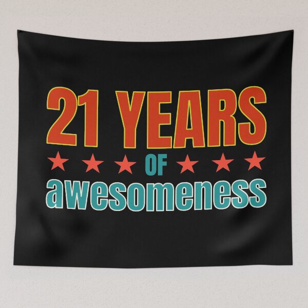Item preview, 21st Birthday: 21 years of awesomeness designed and sold by PlusAdore.