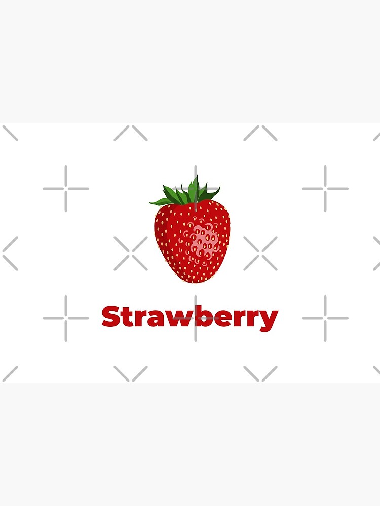 Strawberry Fruit with Name by nikkihstokes
