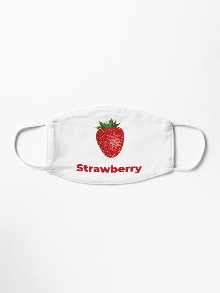 Alternate view of Strawberry Fruit with Name Mask
