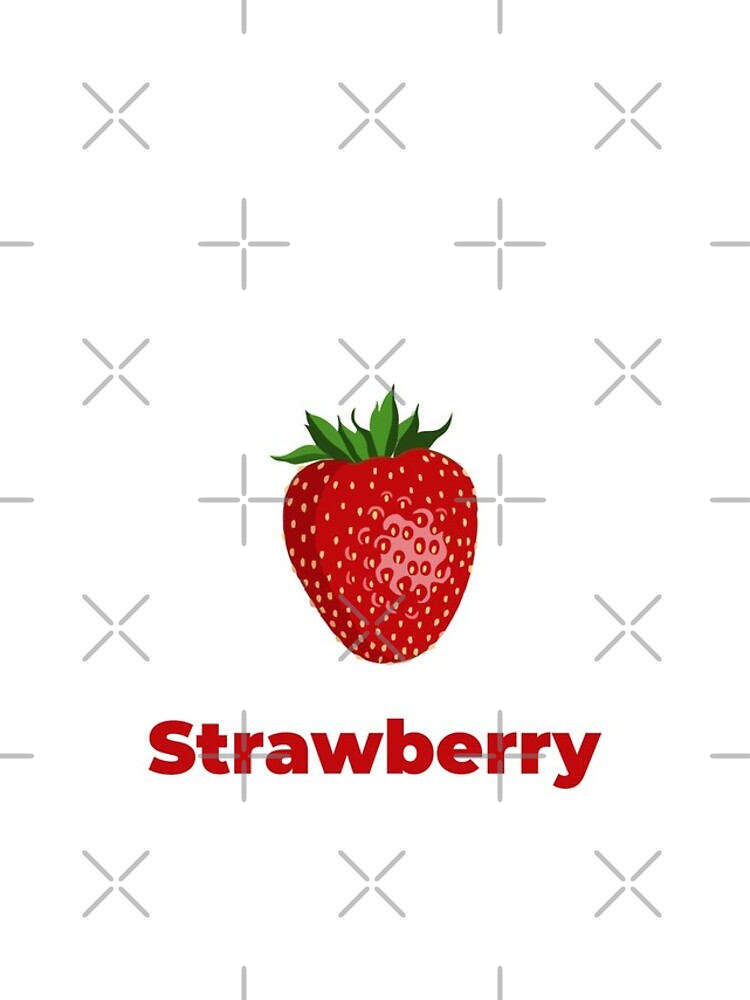 Strawberry Fruit with Name by nikkihstokes
