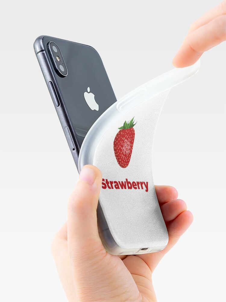 Alternate view of Strawberry Fruit with Name iPhone Case & Cover
