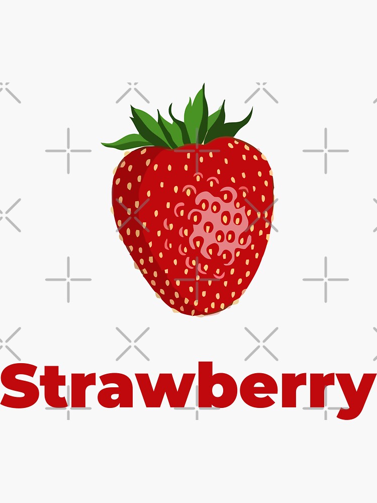 Strawberry Fruit with Name by nikkihstokes