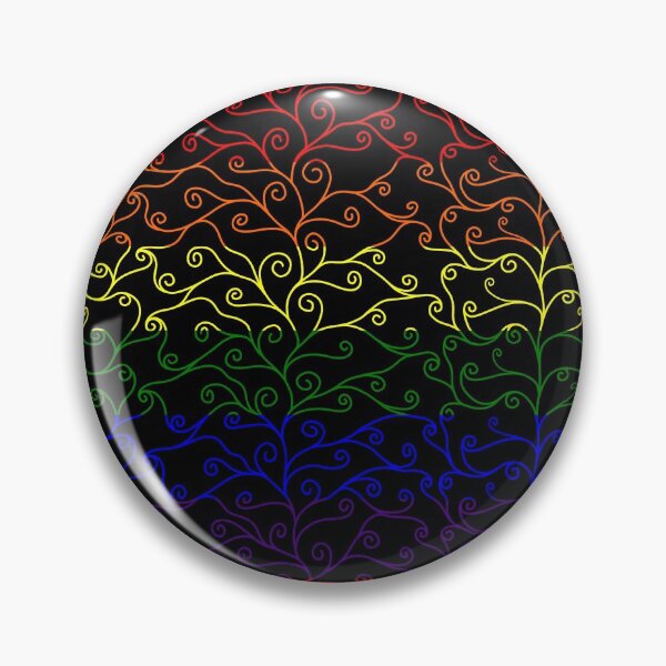 Swirls and Silk - LGBTQ Flag Pin