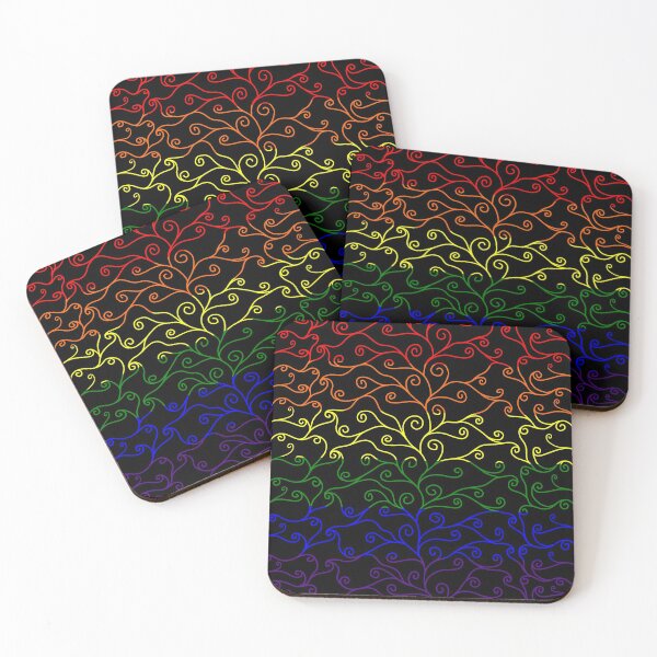 Item preview, Swirls and Silk - LGBTQ Flag designed and sold by StephOBrien.