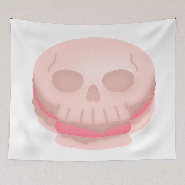 Item preview, Pink Skull Macaroon designed and sold by WildRose271.