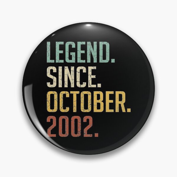 Item preview, Legend Since October 2002 18th Birthday Gift 18 Years Old Vintage October 2002 designed and sold by Takatv.