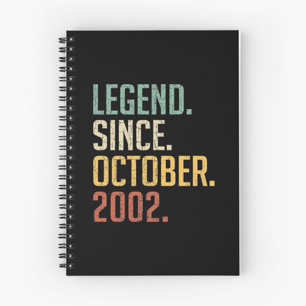 Item preview, Legend Since October 2002 18th Birthday Gift 18 Years Old Vintage October 2002 designed and sold by Takatv.