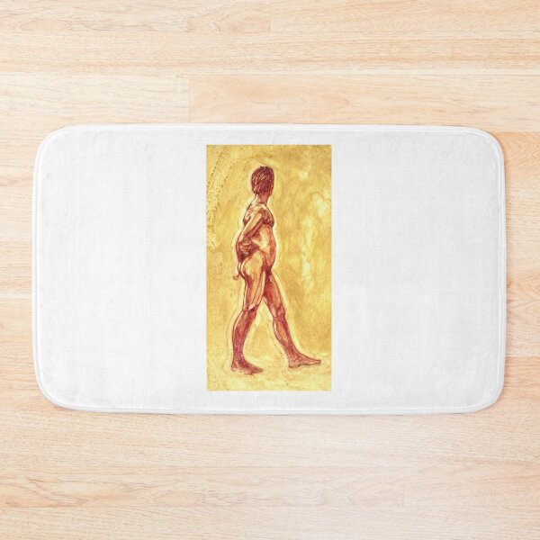 Item preview, Male nude, original painting in gouache designed and sold by Roz McQuillan Fine Art & Photography.