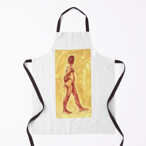 Item preview, Male nude, original painting in gouache designed and sold by Roz McQuillan Fine Art & Photography.