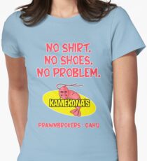 Kamekona's (no shirt...) Women's Fitted T-Shirt