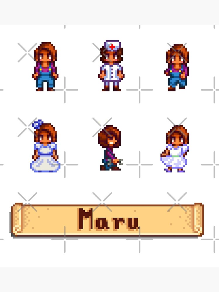 Stardew Valley Sprites - Maru&quot; Photographic Print for Sale by 