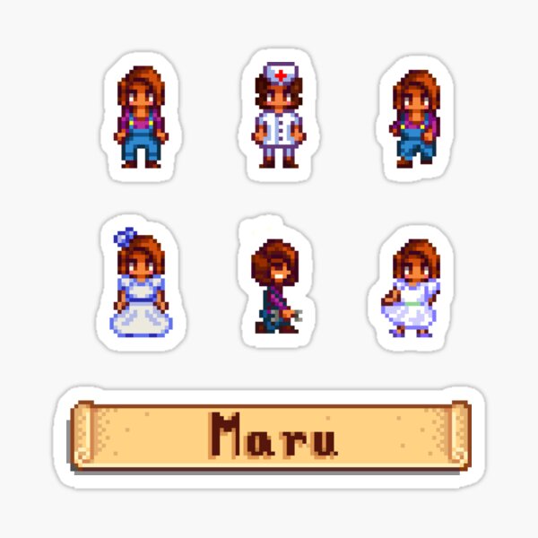 Aperçu de l'œuvre Sprites de Stardew Valley - Maru créée et vendue par kathdvd.