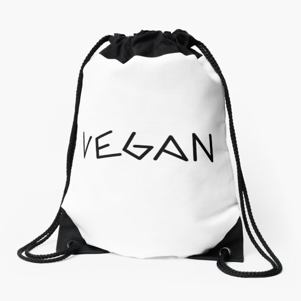 Vegan Drawstring Bag