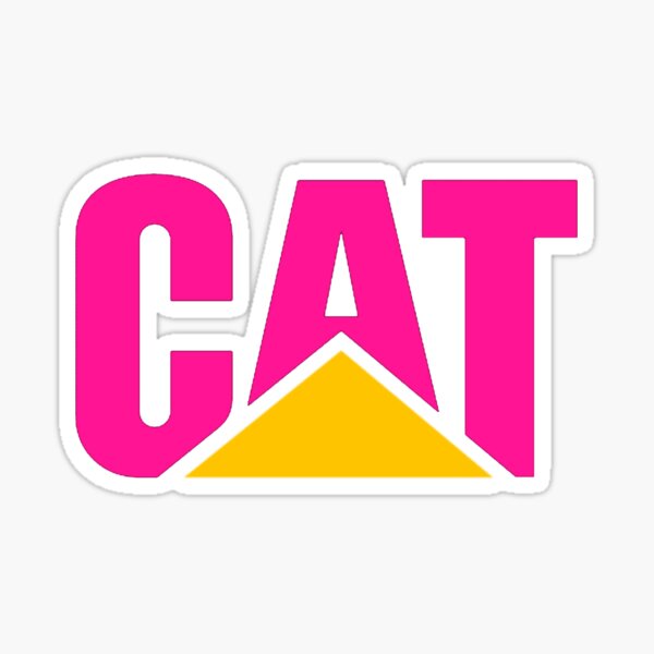 Pink CAT Sticker