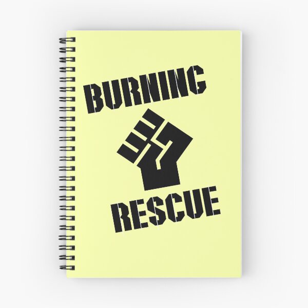 Item preview, Burning Rescue Emblem designed and sold by broodywolf.