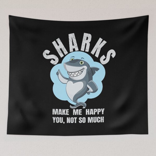 Item preview, Shark Make Me Happy You Not So Much designed and sold by MoMasry.
