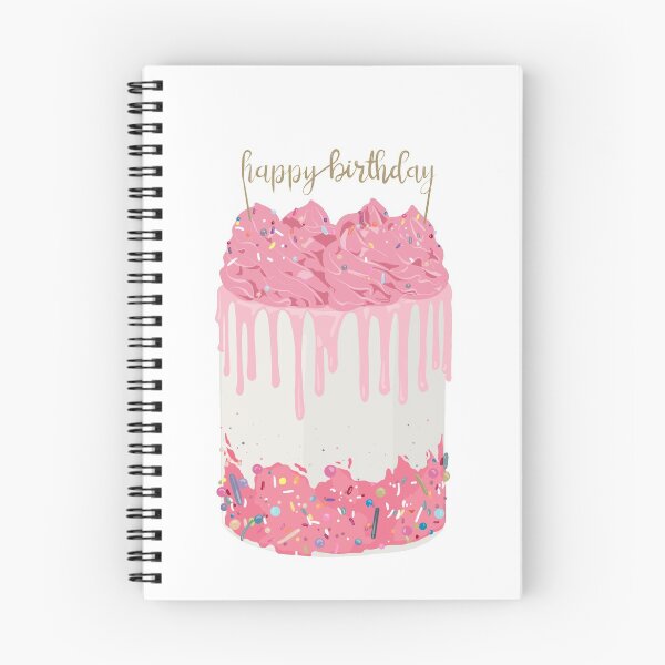 Item preview, Pastel de cumpleaños con confeti rosa designed and sold by Jay-cm.
