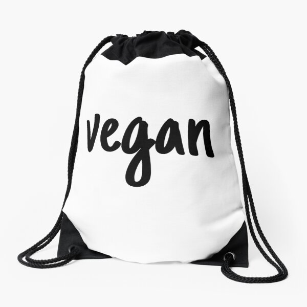 Vegan Drawstring Bag