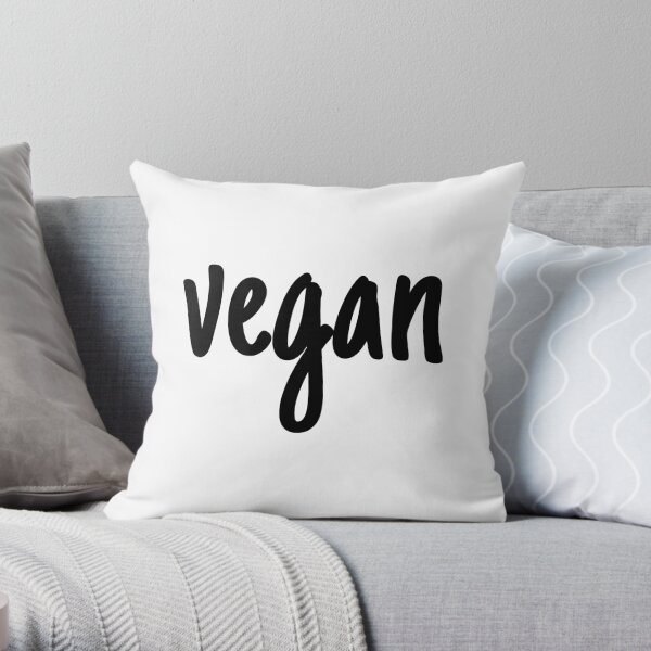 Vegan Throw Pillow