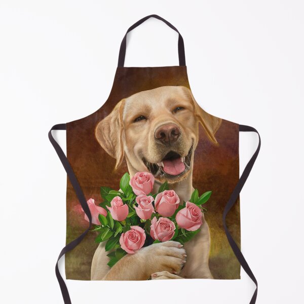 Item preview, Happy Dog 09, with Roses. designed and sold by tutuart.