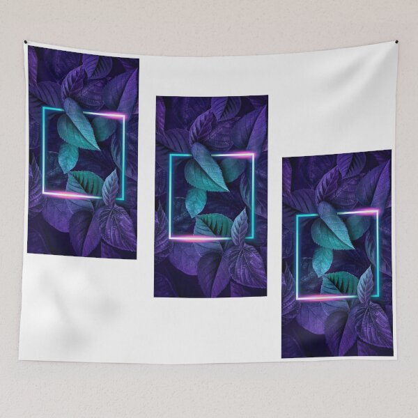 Item preview, Dark neon Flowers motif designed and sold by MyLittleBrend.