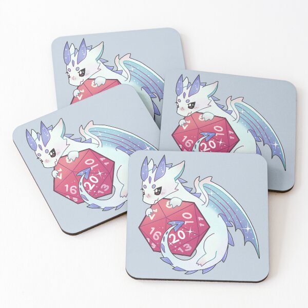 Aperçu de l'œuvre Dragon de dés kawaii créée et vendue par Devmon Designs.