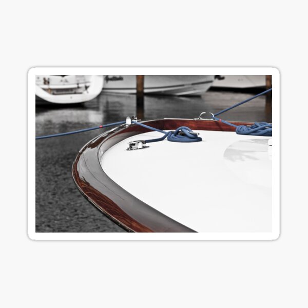 "Boat Deck " Sticker by Drivemodern Redbubble
