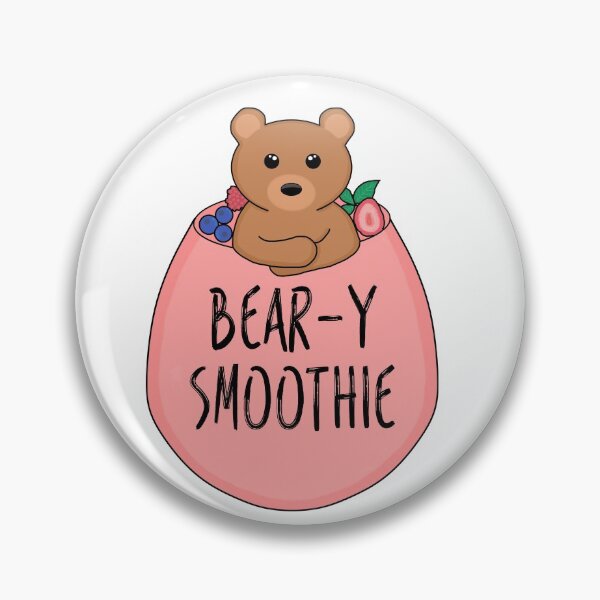 Item preview, Bear-y Smoothie - cute bear in a smoothie glass designed and sold by Artbyacat.