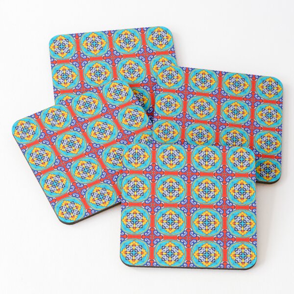 Item preview, Oriental tile pattern designed and sold by Art by Lilia.