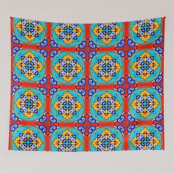 Item preview, Oriental tile pattern designed and sold by Art by Lilia.