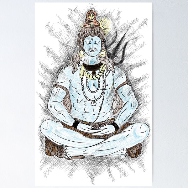 Lord Shiva Metal Print by Padhmashree Sathyanarayananan - Pixels