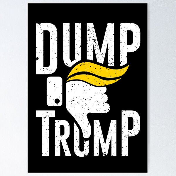 Item preview, Dump Trump - Anti Trump designed and sold by DzineMon.