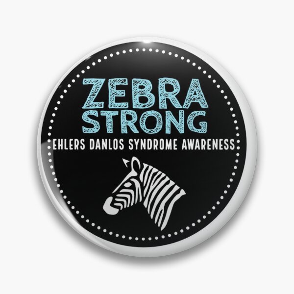 Item preview, Zebra Strong- EDS awareness designed and sold by Chronic Illness Creations.
