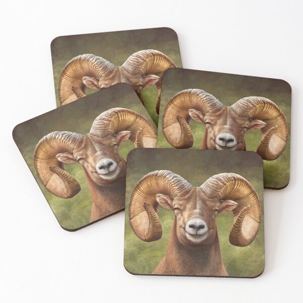 Aperçu de l'œuvre Sourire de moutons Bighorn 03 créée et vendue par tutuart.