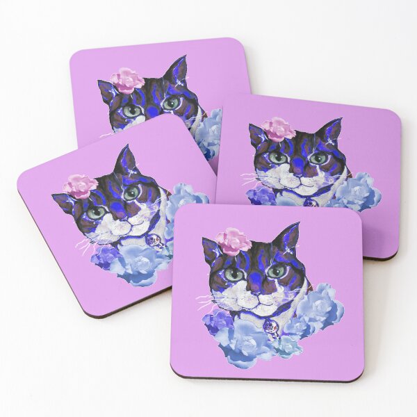 Item preview, Vintage Cat and Roses designed and sold by PeLari.