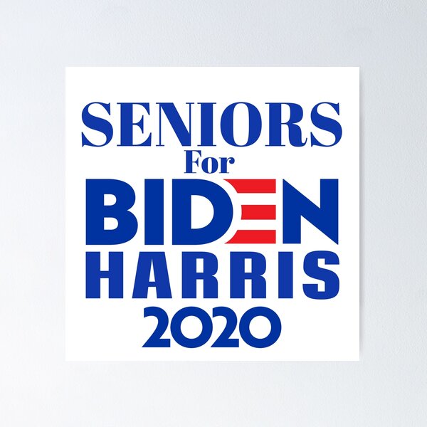 Item preview, Seniors for Biden Harris 2020 designed and sold by Feline Rockstars.