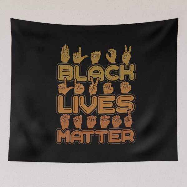 Item preview, Black Lives Matter Hand Sign Language designed and sold by Hananiah Merch.