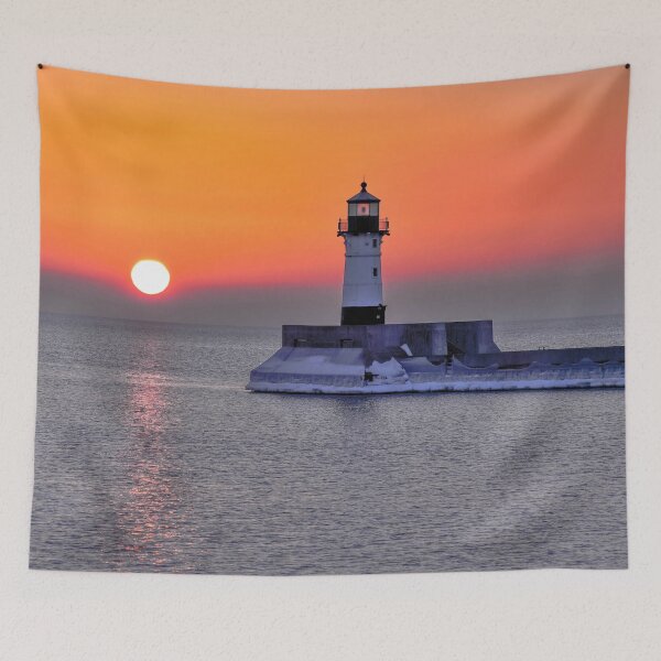 Item preview, Duluth Harbor North Breakwater Lighthouse designed and sold by Susan Rydberg.