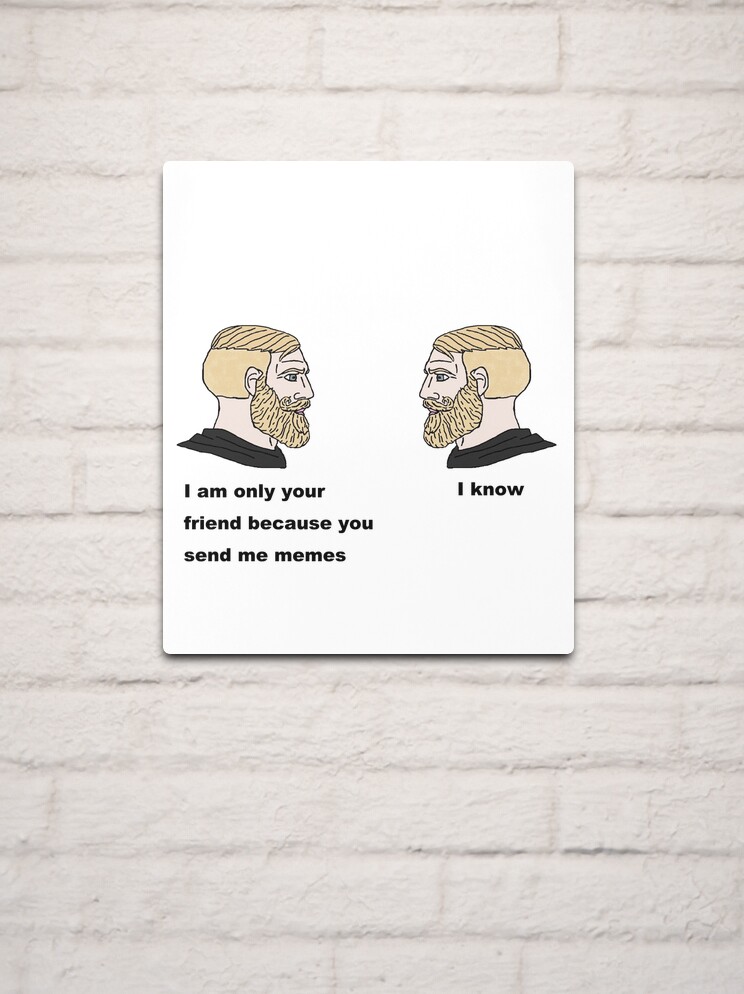 Yes Chad meme Art Print for Sale by AndyNass