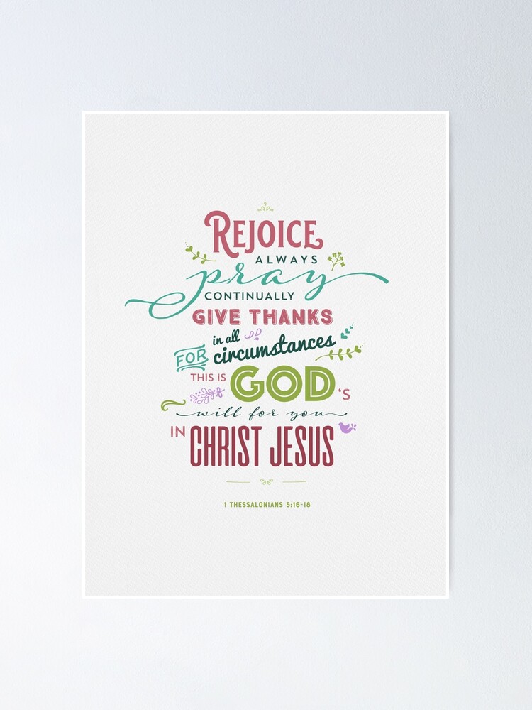 Rejoice Always {Poster} Rejoice Always {Poster}