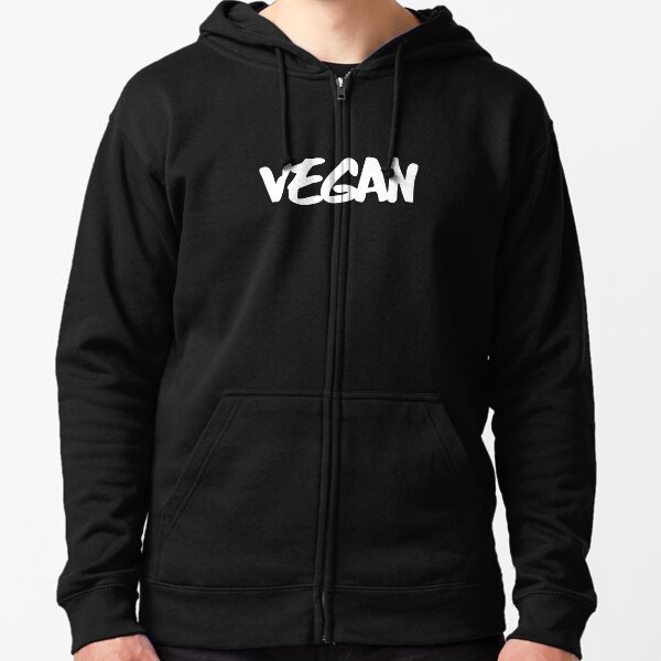Vegan Zipped Hoodie